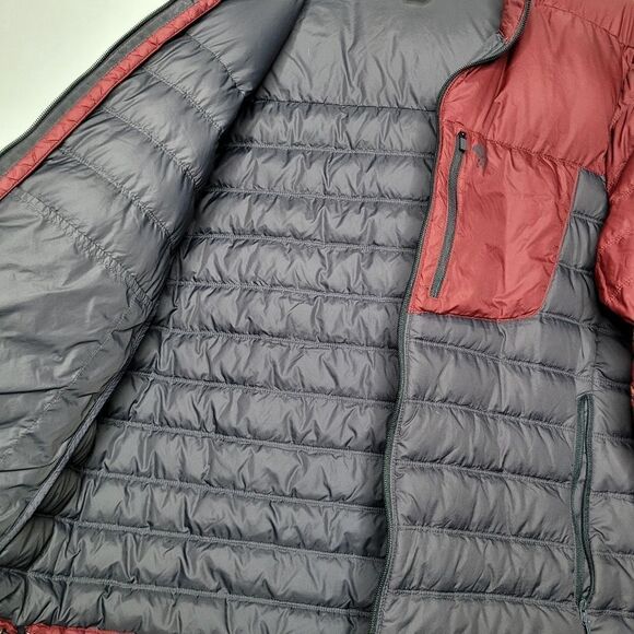 Mountain Hardwear Duck Down Colorblock Puffer Coat Size Large - Picture 11 of 14